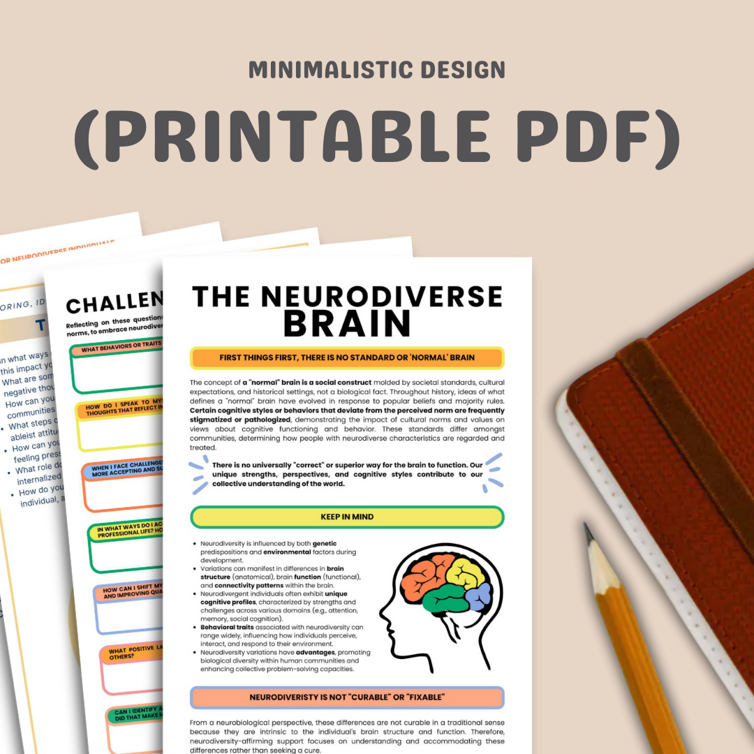 Neurodiversity Affirming Workbook Therapy Counselling Autism Spectrum ADHD Neurodivergent PDA Unmasking Worksheets Glimmers Burnout ASD Tool