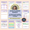 ADHD Planner Bundle, Ultimate Life planner, Goal Planner, Selfcare Planner, 2026